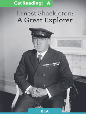 cover image of Ernest Shackleton: A Great Explorer